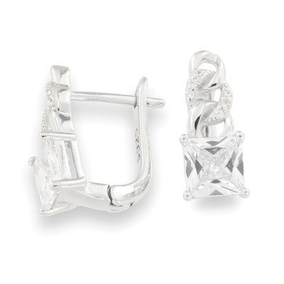 Orecchini Domar Gioielli Donna Orecchino argento 925 in Argento Cubic Zirconia EZB106445 - EZB106445